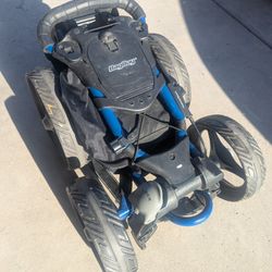Bag Boy Quad Golf Push Cart (4 Wheel)- Collapsible w/ Brake