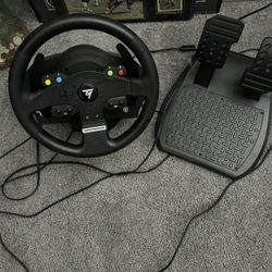 steering wheel and pedals for XBOX