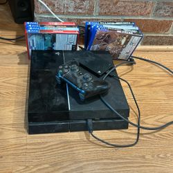 Ps 4 and Games. 
