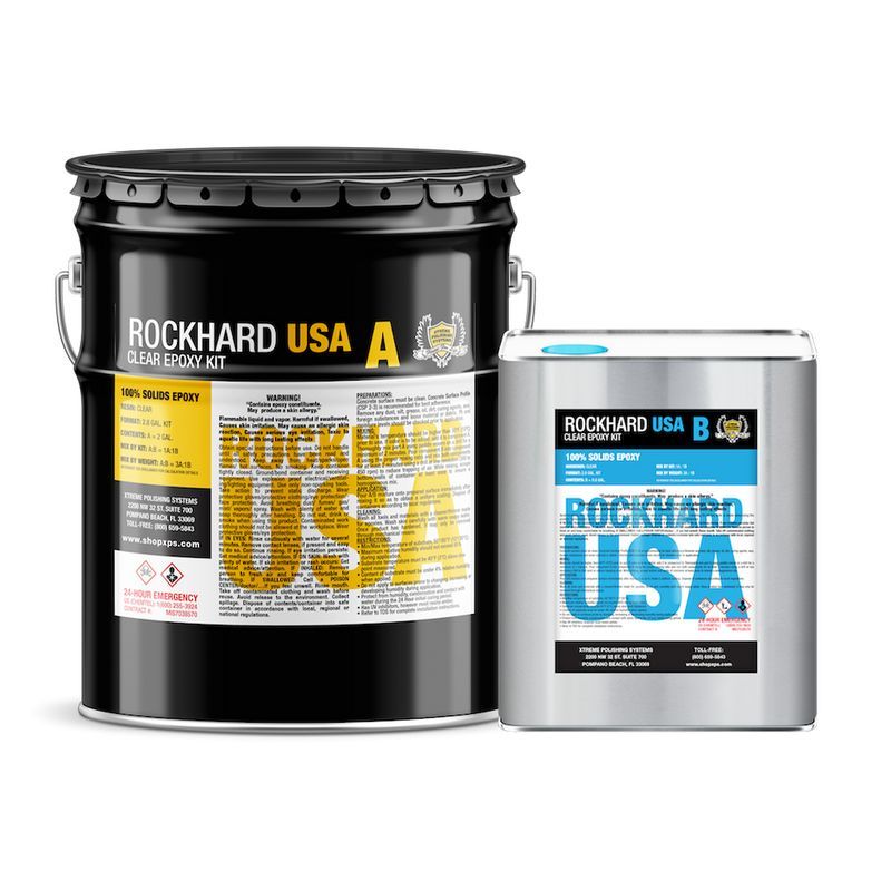 DIY Clear Epoxy for Garage Floors – 3 Gal Kit