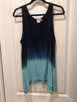 Tye-dye tank top