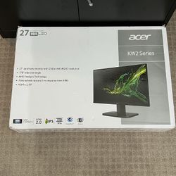 Acer KW272U 27” WQHD 1440p IPS Monitor 75Hz FreeSync