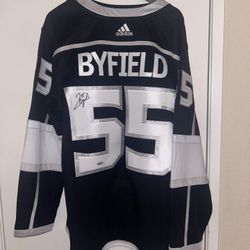 Los Angeles Kings Quinton Byfield Autographed Jersey