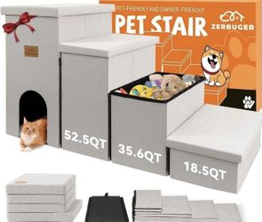 Pet Stairs W/Storage