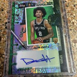 Topps 2025/2026 Dylan Harper New Applicant Auto /99