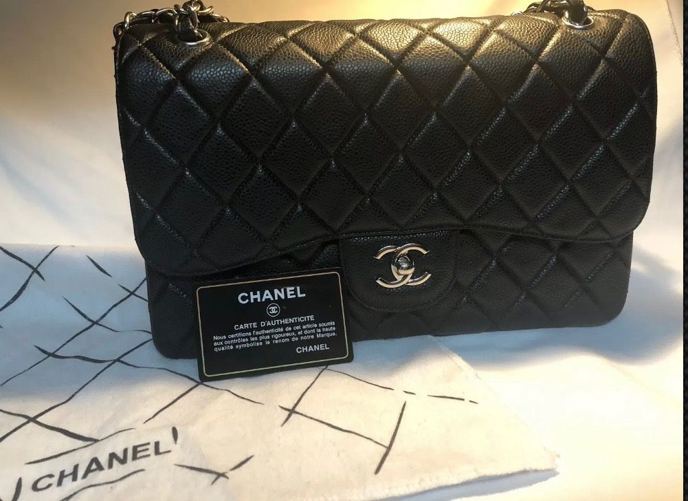 Chanel Vintage Chanel Classic Black Quilted Lambskin Leather Top