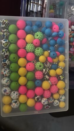 Mixed Bubblegum Beads Lot for Jewelry Making