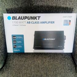 Blaupunkt 1700 Watts 4 Ch Amplifier Brand New In The Box