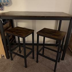 Bar Table and Stools Set