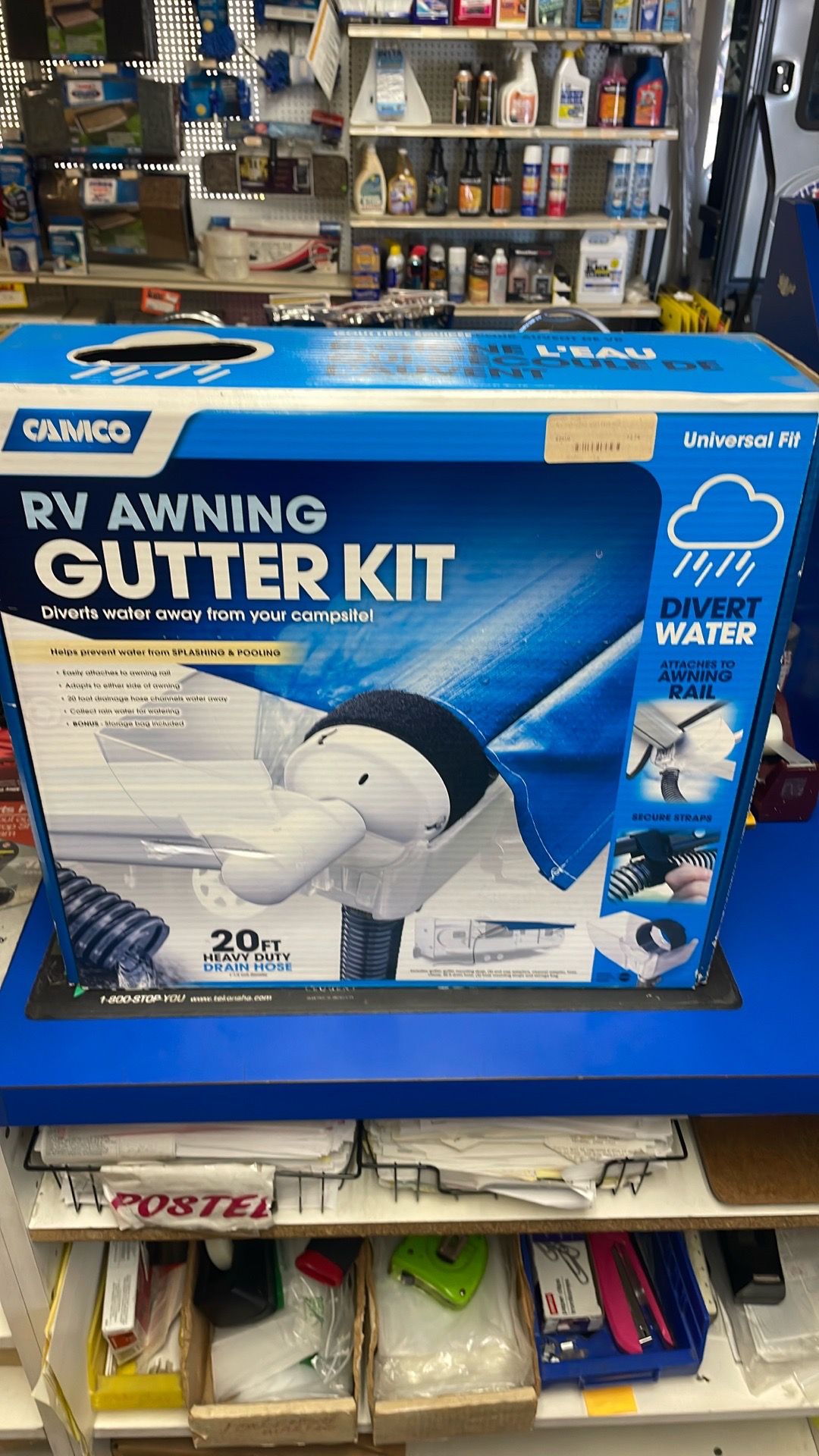 20 foot heavy duty, RV awning gutter kit universal fit