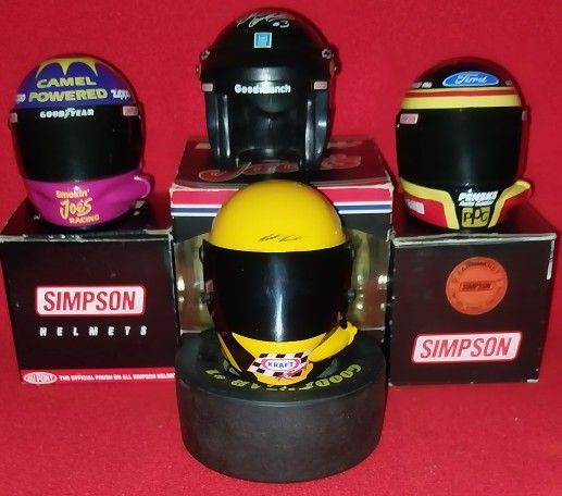 NASCAR , Simpson Mini Helmets , Like NEW , Boxed Are A Little Beat Up , COT For ALL