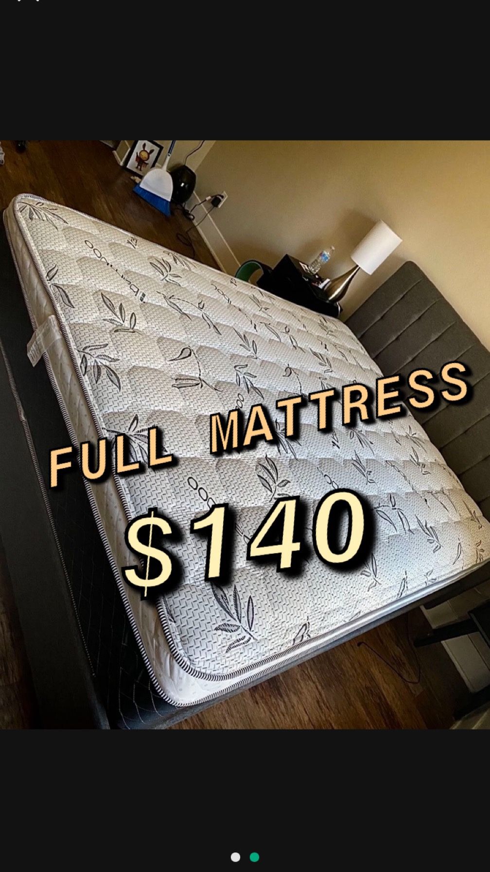 HOUSEHOLD BRAND NEW PILLOW TOP MATTRESSES ✅ COLCHONES NUEVOS PILLOW TOP 💯‼️ QUEEN SIZE $150 ❌ $210 With Box Spring FULL SIZE $140❌ $200 With Box