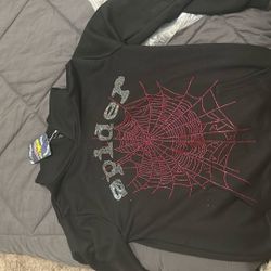 Brand New Rhinestone Spider Hoodie
