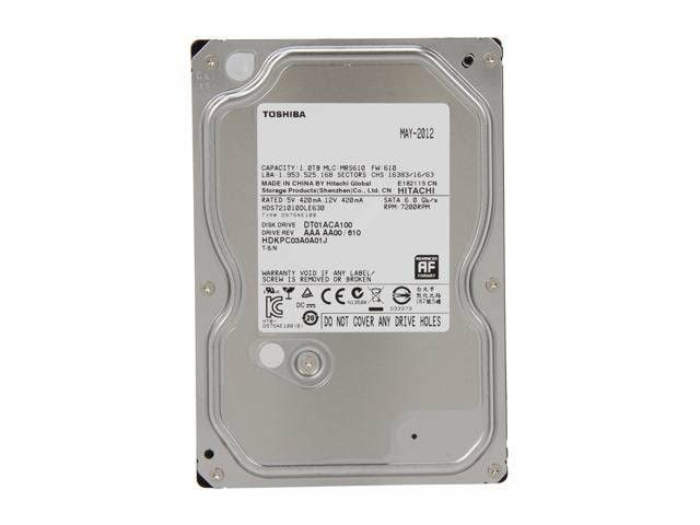 Toshiba Desktop 1T Internal Hard Drive