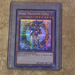 Dark Magician Girl Yugioh Card
