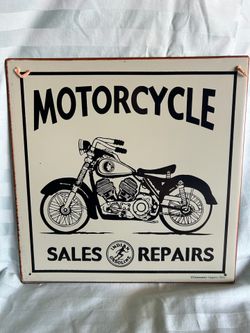 Indian motorcycle metal picture
