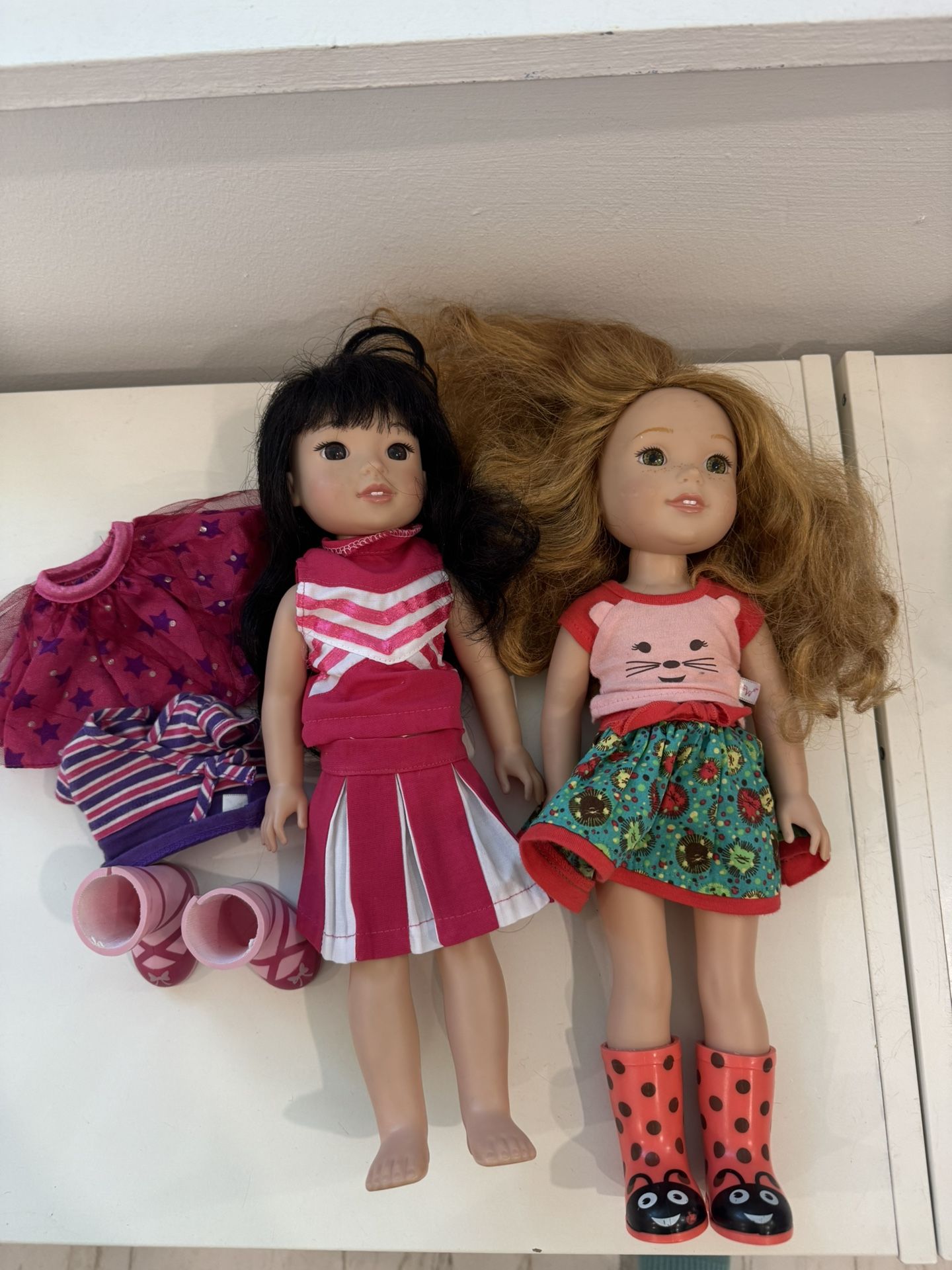 American Girl Doll Wellie Wishers - 2 for 1!