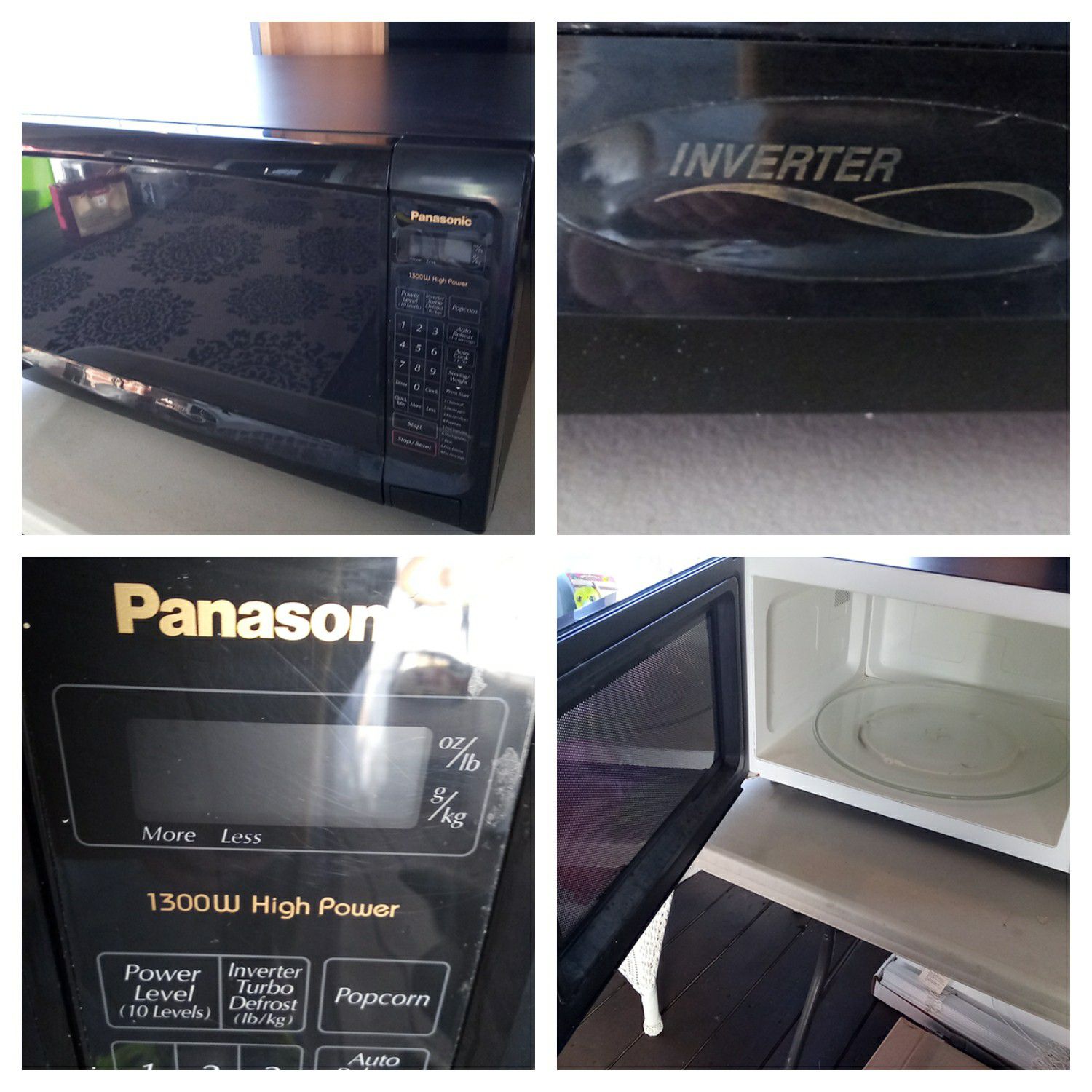 Panasonic 1300 watt luxury microwave