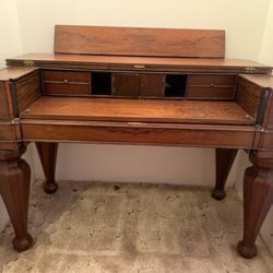 Antique Desk - Spinet Style 1920's-1930's