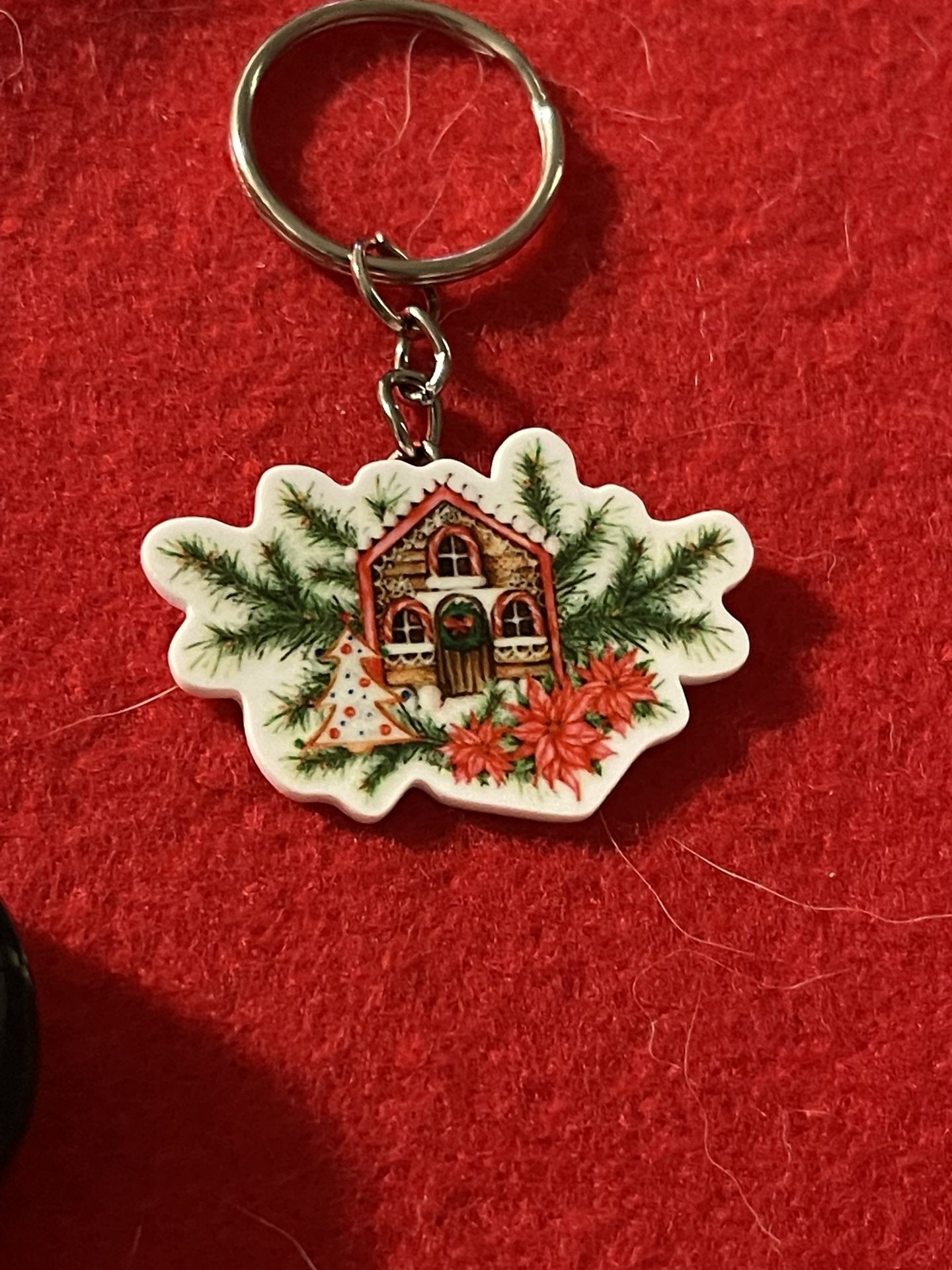 Cottage House Keychain