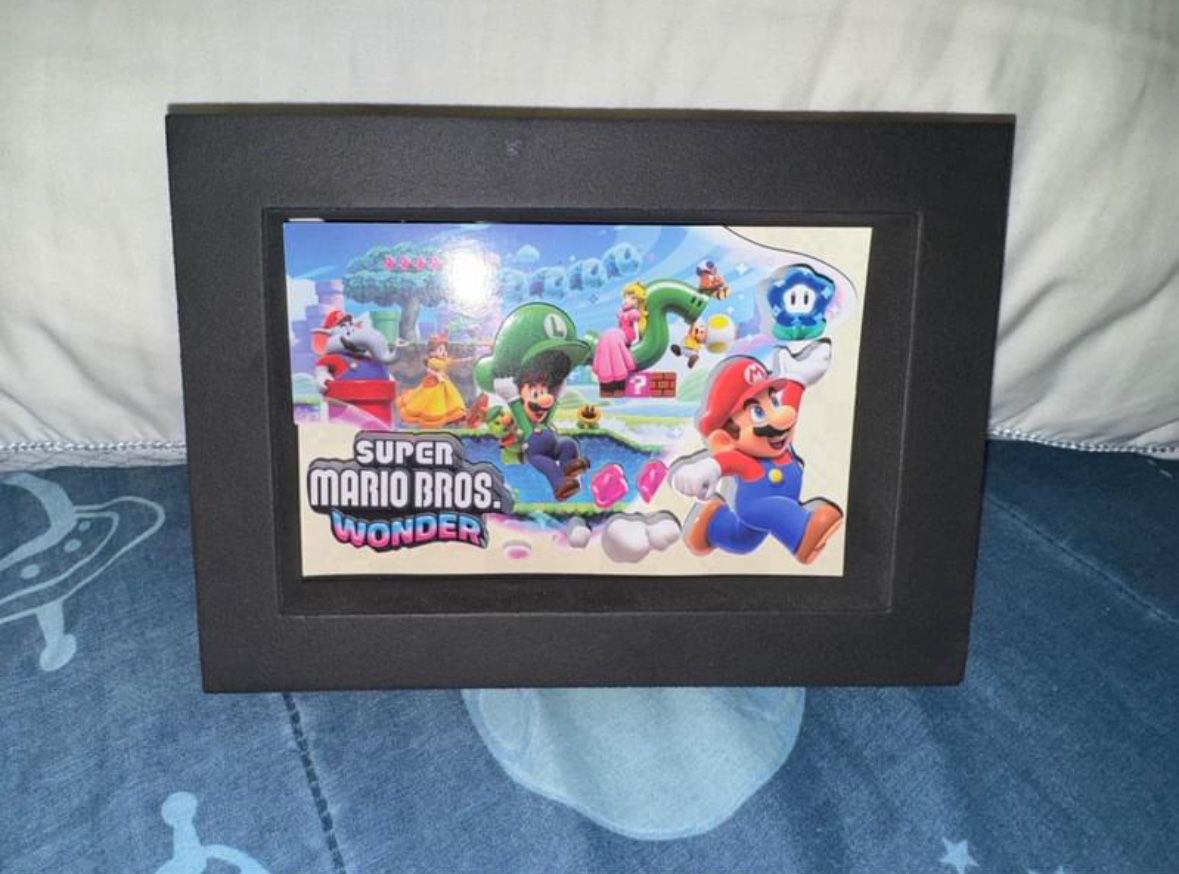 Super Mario Bros. Wonder Shadowbox Target Exclusive Promo