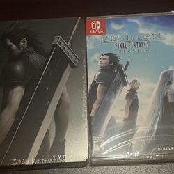 Nintendo Switch - Steelbook & Game: Crisis Core - Final Fantasy VII Reunion