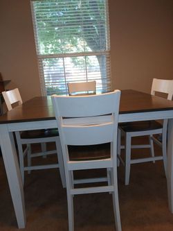 Dining room table and chairs
