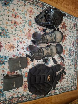 Used Catchers softball gear