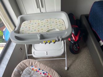Baby Changing Table and bouncer chair