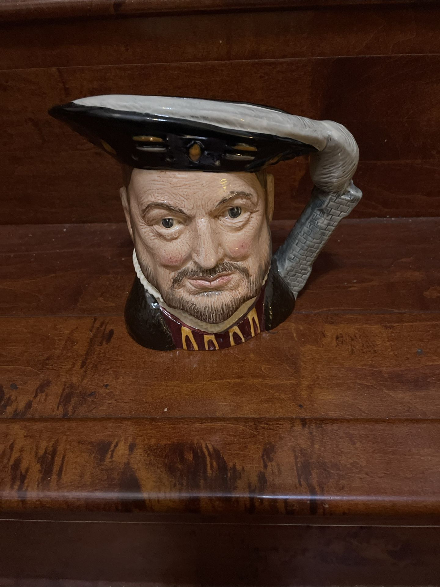 New Vintage Royal Doulton Henry VIII Large Toby Mug Character Jug D6642 England