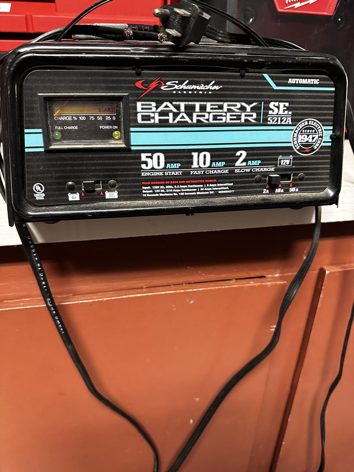 Schumacher SE 5212A Battery Charger for Sale in San Diego, CA OfferUp