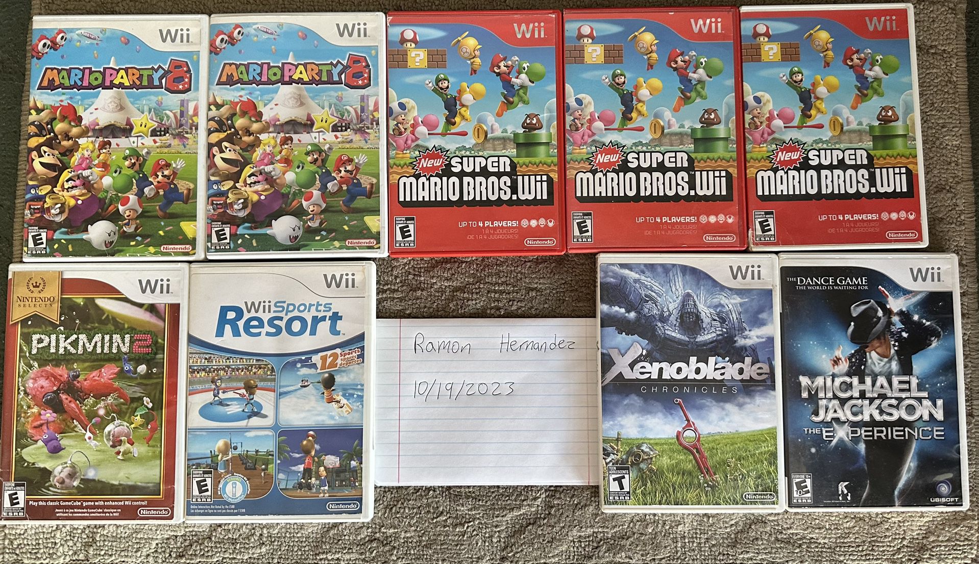 Wii Games And Accesories (Different Prices)