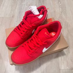 Nike SB Dunk Low University Red Gum (FJ1674-600) (Size: 14M)