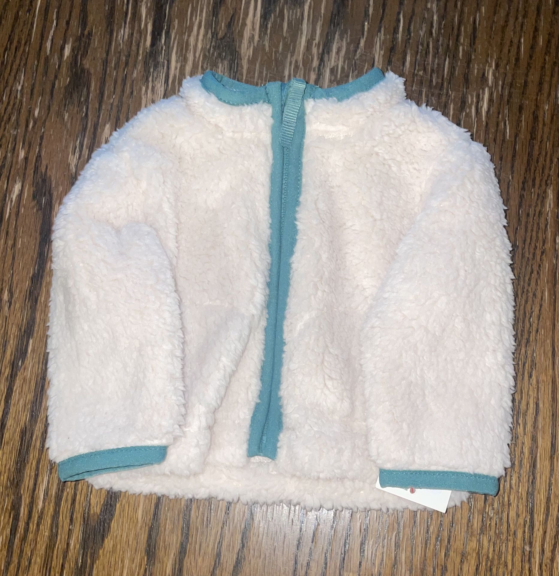 Newborn Cat&Jack Baby Full Zip Fleece Jacket New With Tags