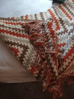 Vintage Afghan Blanket 