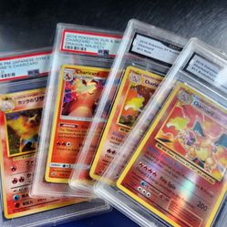 Pokemon Graded Charizard Cards From PSA and GMA Accepting Offers
