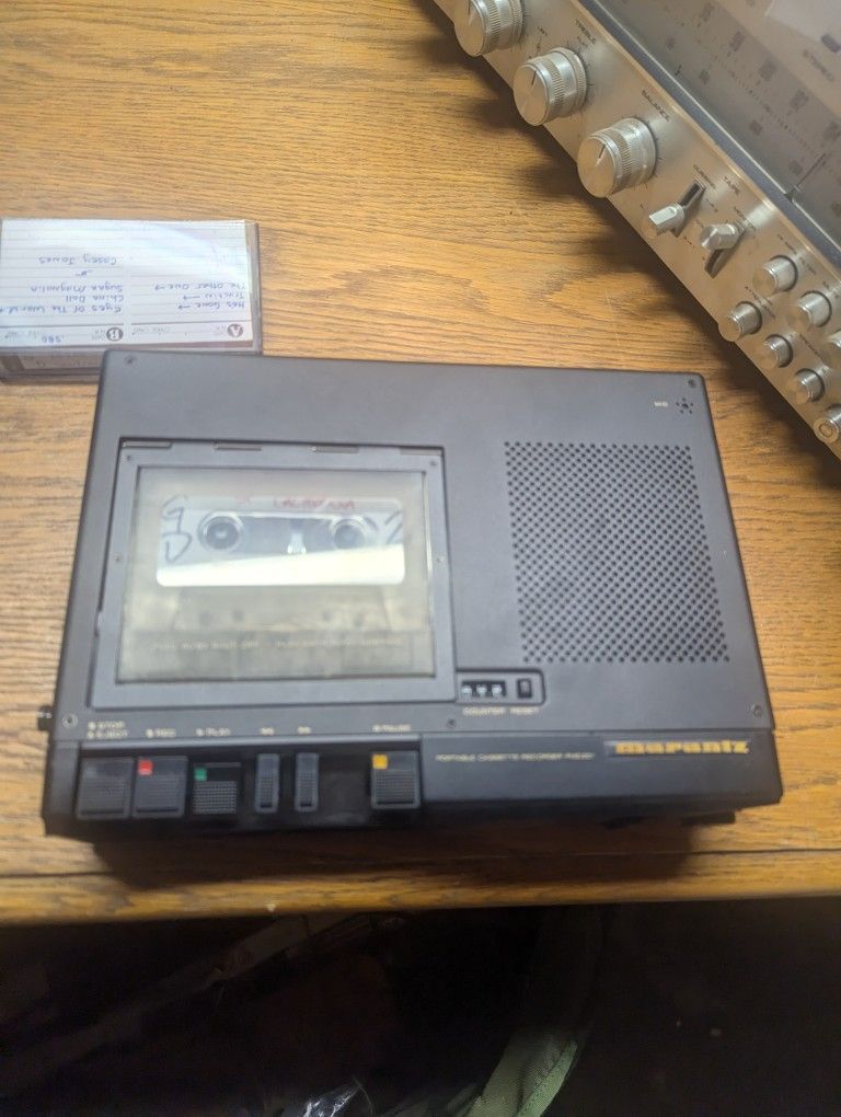 Vintage Marantz Portable Cassette Tape Player