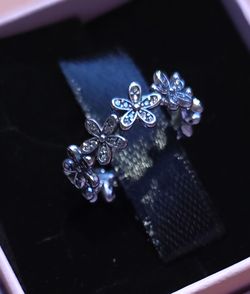 Pandora Cubic Zirconia Daisy Ring