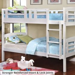 Twin Over Twin Bunk Bed 