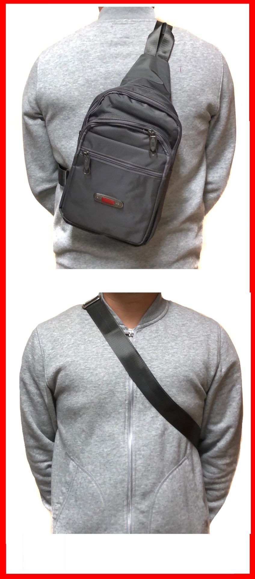 NEW! Side Bag Crossbody bag backpack chest bag sling satchel gym bag pouch biking hiking day pack edc backpack travel bag