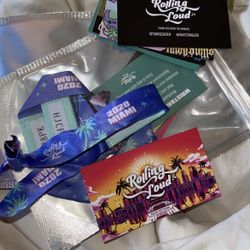Rolling Loud Miami Ga Wristband 