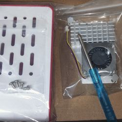 Raspberry Pi 5 Case And Heatsink Fan Replacement Parts No Motherboard