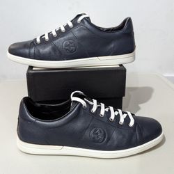 Gucci Miro Soft " Blue Leather GG Logo"