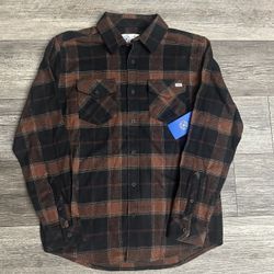 Men’s Hurley Flannel S Black Orange Red 