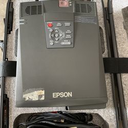 Epson LCD Projector And 6x6 Dalite Screen