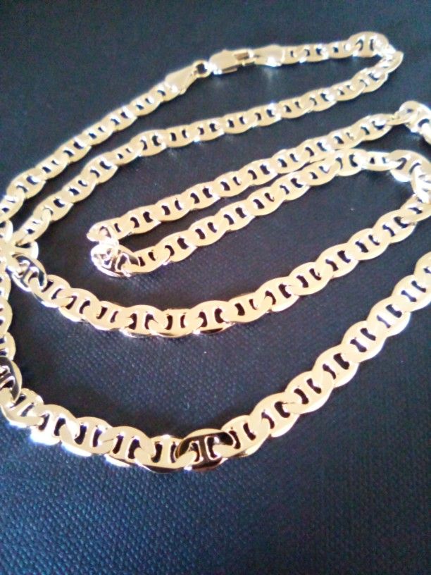 Gold Plated Cuban Necklace Chain