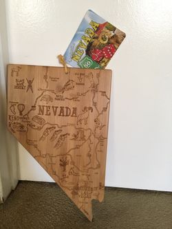 Limited edition Nevada and California State n City $50 each Cutting Board all Bamboo Brand New