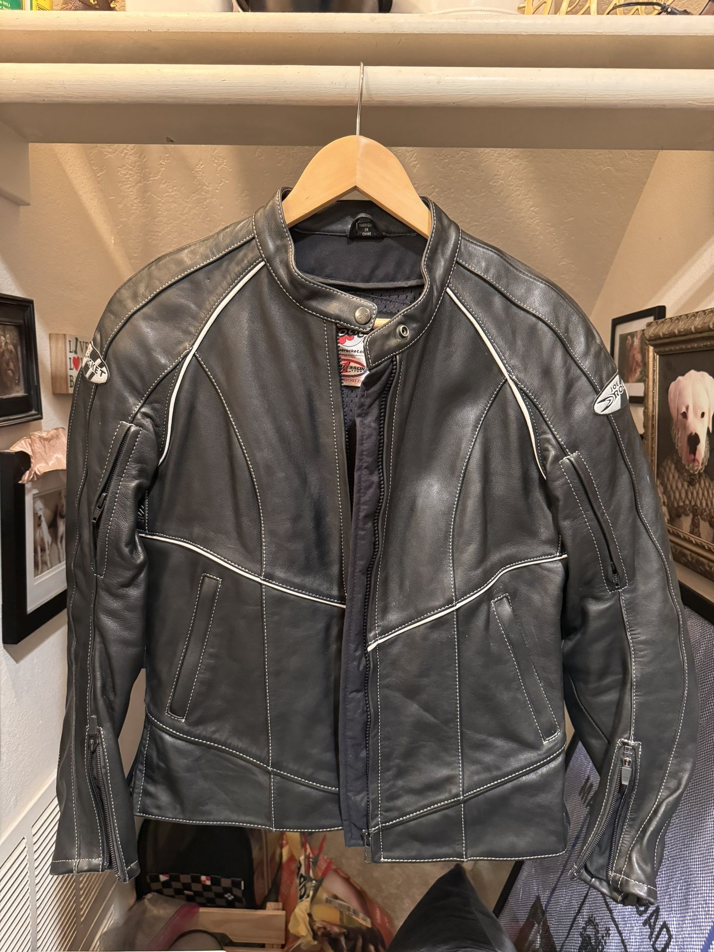 Women’s Joe Rocket Moto Motorcycle Jacket Leather