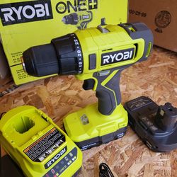 Ryobi ONE+ 18V Cordless 1/2 in. Drill/Driver Kit with (2) 1.5 Ah Batteries and Charger