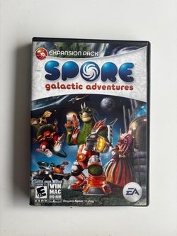 Spore Galactic Adventures (PC Mac 2009, Expansion Pack w/ Manual)